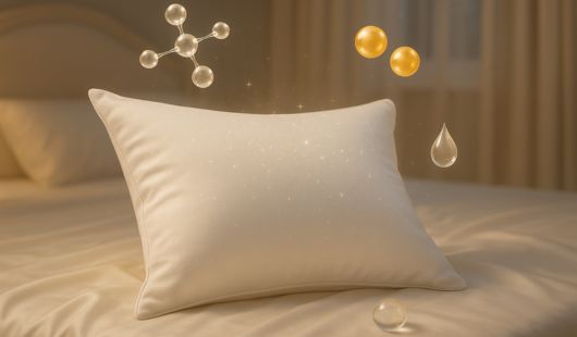 Oreiller Cosmetotextile DermaColl : Anti-Âge & Microcapsules Beauté 