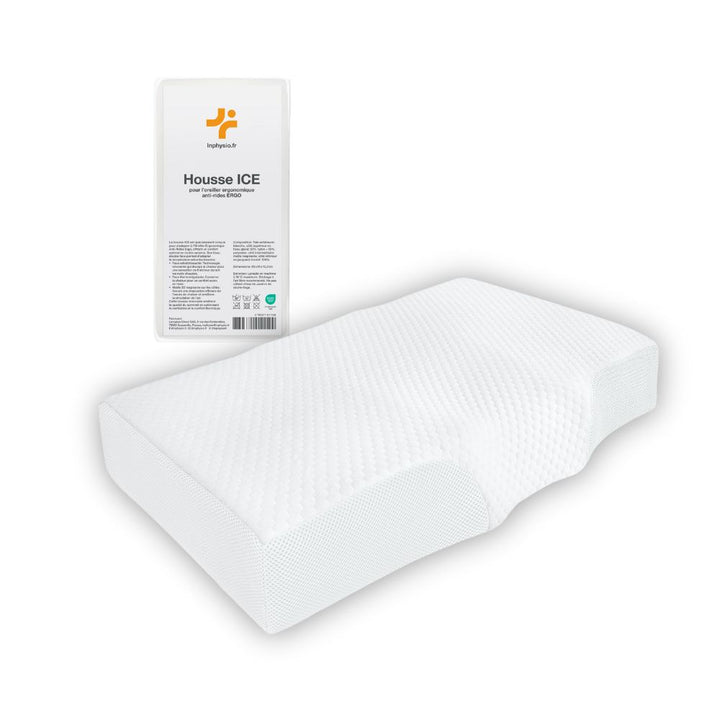 Housse ICE Compatible avec l'Oreiller Anti-Rides | ERGO