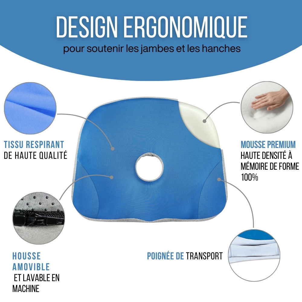 Coussin d'assise ergonomique