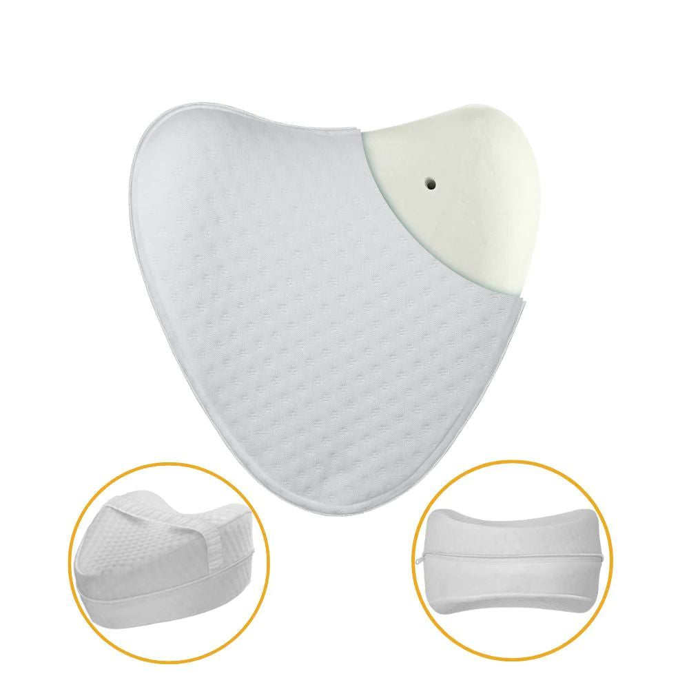 Housse pour Coussin en forme de cœur   | BLANC