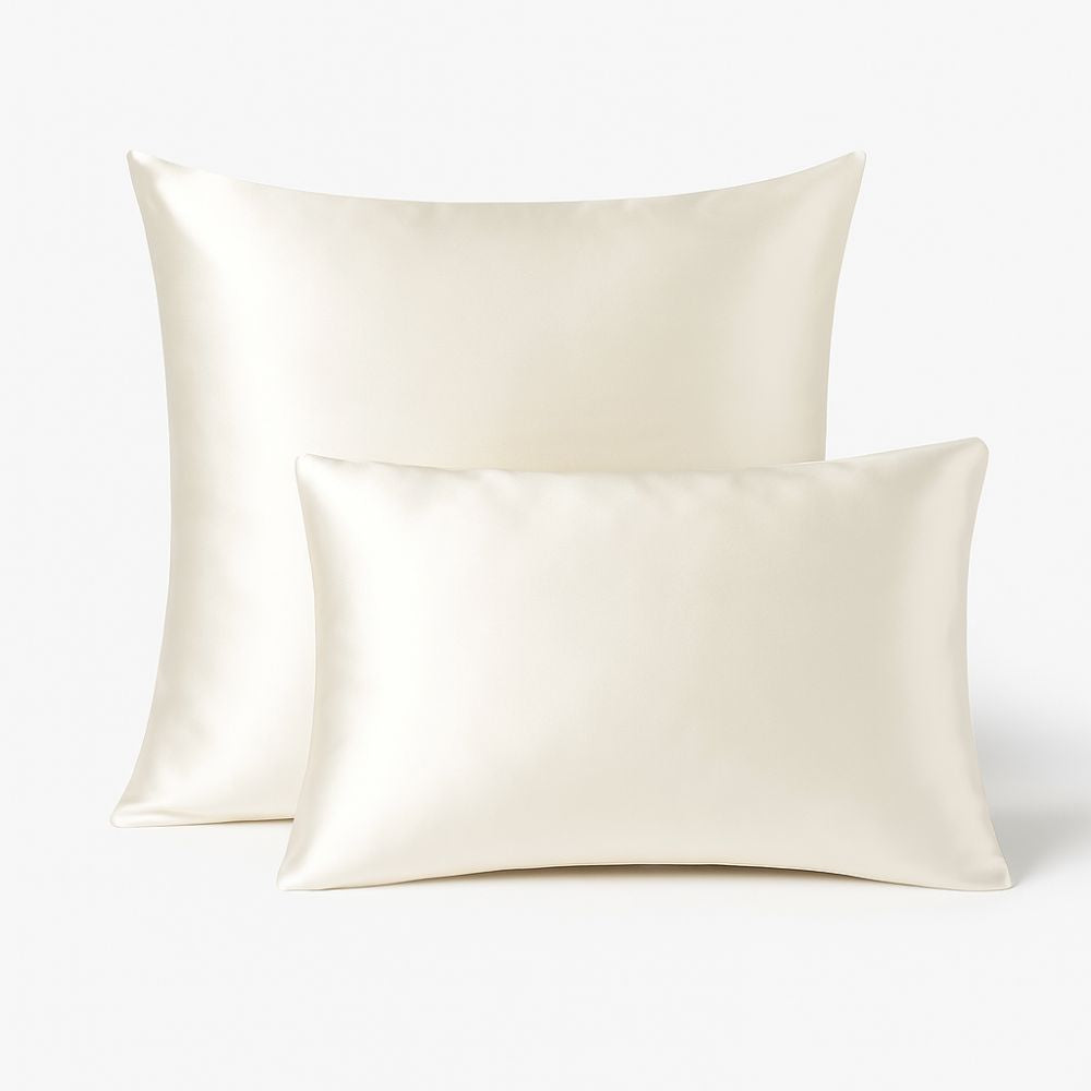 Taie D'oreiller 100% Soie Mûrier - 22 Momme - 65x65cm - Soin Cheveux Et Peau - Certifié Oeko-Tex