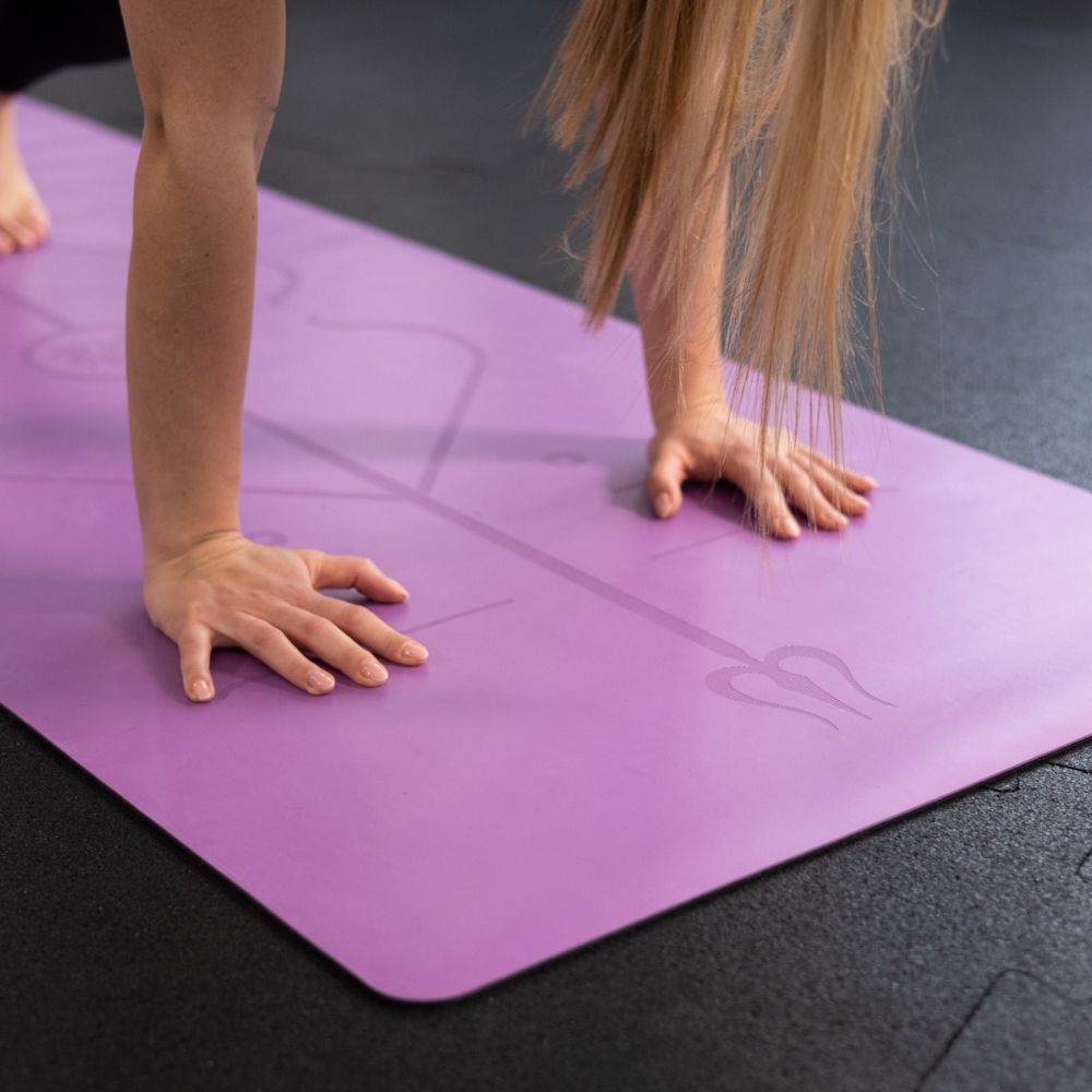 Tapis De Yoga Antidérapant 4 Mm - Confort Et Adhérence Pour Pilates, Fitness à La Maison | Homme Femme